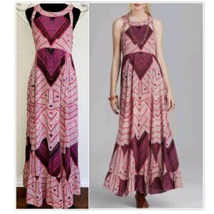 Size 2 Free People Printed Maxi MSRP $148